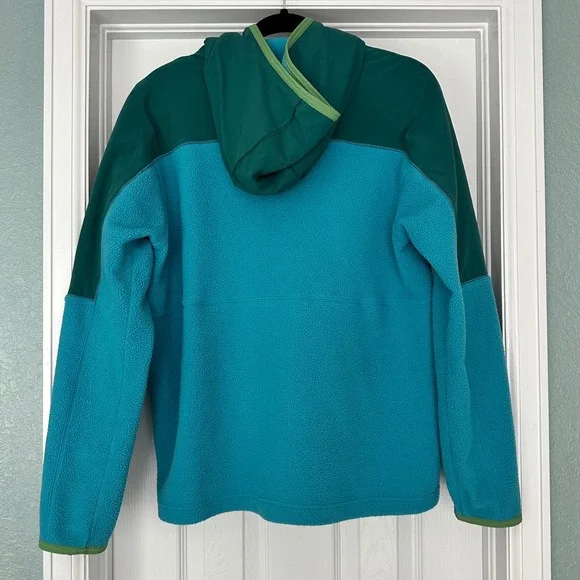 Cotopaxi Abrazo Hooded Full-Zip Fleece Jacket Greenery & Poolside Size Large‎ - Picture 9 of 15